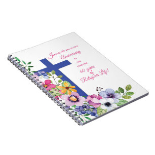 60ste Jubileum, non, Religious Life Cross Notitieboek