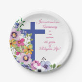 60ste Jubileum, non, Religious Life Cross Papieren Bordje (Voorkant)