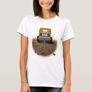 60ste Jubileum voor bruiloft T-shirt
