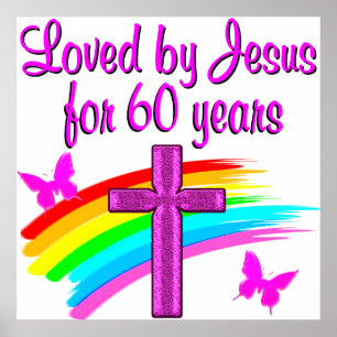 60ste liefhebbende God Poster