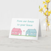 **60ste** VERJAARDAG KAART VAN ONS HUIS NAAR HET U (Gele Bloem)