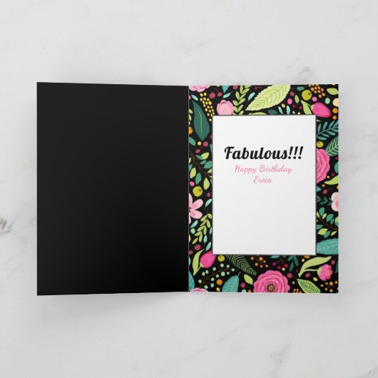 60ste verjaardag Kaart voor haar - verbluffend en  (Binnen)