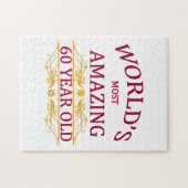 60ste. Verjaardag Legpuzzel (Horizontaal)