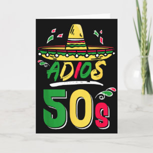 60ste verjaardag Mexicaans feest Cinco De Mayo Fie Kaart