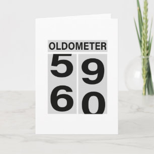 60ste verjaardag OLDOMETER Kaart