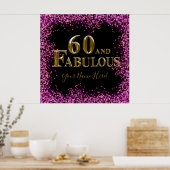 60ste verjaardag poster (Keuken)