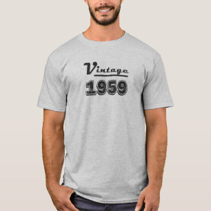 60ste verjaardag Retro 1959 Gelukkig Verjaardag Ca T-shirt