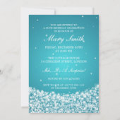 60ste verjaardag Ster Sparkle Blue Kaart (Achterkant)