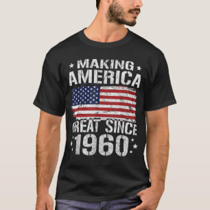 60ste verjaardag van de geboorte geeft de Amerikaa T-shirt