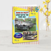 60ste verjaardag! Wauw, dezelfde leeftijd als deze Kaart (Gele Bloem)