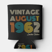 60th Birthday  August 1972 Limited Edition Blikjeskoeler (Achterkant)