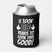 60th Birthday Blikjeskoeler (Blikje Voorkant)