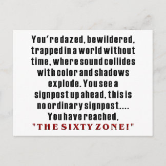 60th Birthday Briefkaart