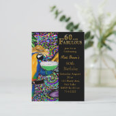 60th Birthday Briefkaart (Staand voorkant)