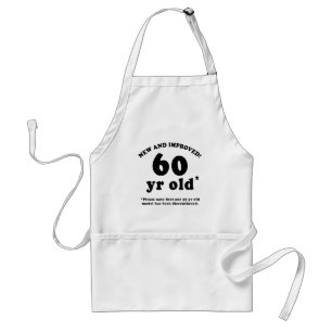 60th Birthday Gag Gifts Standaard Schort