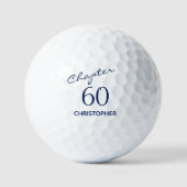 60th Birthday Golfballen (Voorkant)