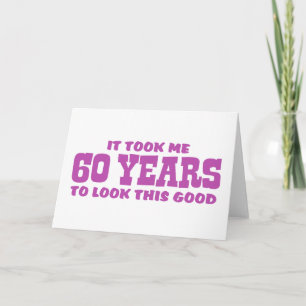 60th Birthday Kaart