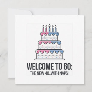 60th Birthday Kaart