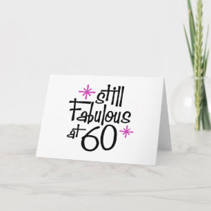 60th Birthday Kaart