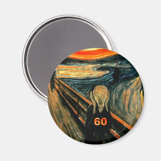 60th Birthday Magneet (Voorkant / Achterkant)
