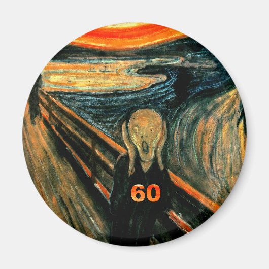 60th Birthday Magneet (Voorkant)