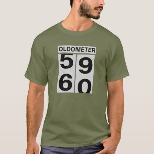 60th Birthday OLDOMETER T-shirt