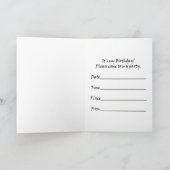 60th Birthday party Invitation (Binnen)