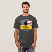 60th birthday Rocking this planet since 091964 fun T-shirt (Voorkant volledig)