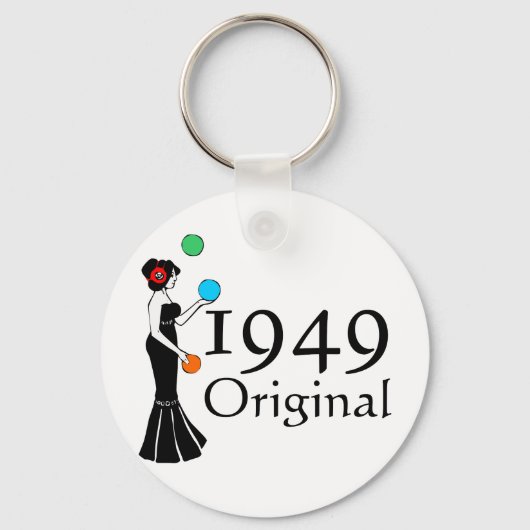 60th Birthday Sleutelhanger (Voorkant)