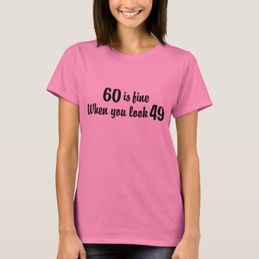 60th Birthday T-shirt (Voorkant)