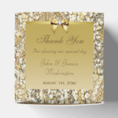 60th Diamond Bruiloft Jubileum Custom Dank u Bedankdoosjes (Bovenkant)