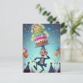 60th Funny Grandpa Balancing Birthday Cartes de gâ (Debout devant)