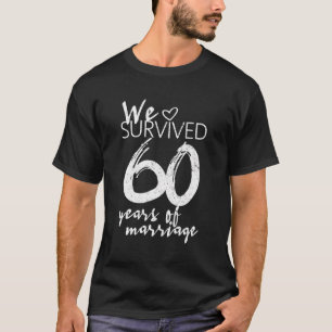 60th Wedding Jubileum Gift - Grappig 60 jaar T-shirt