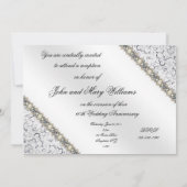 60th Wedding Jubileum Uitnodiging Kaart (Achterkant)