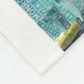 60x40 Fleece Blanket - Streets of NT Deken (Hoek)