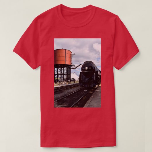 611 Norfolk- en Westerne stoommachine T-shirt (Design voorkant)
