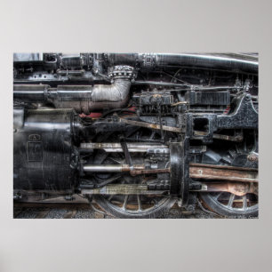 611 - NW - J Klasse - Stoom 4-6-4 - Wiel Poster