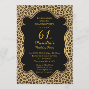 61.12.2010, 61.000, Cheetah, Black & Gold Kaart