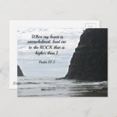 61:2 Als mijn hart overweldigd is... Briefkaart (Voorkant / Achterkant)