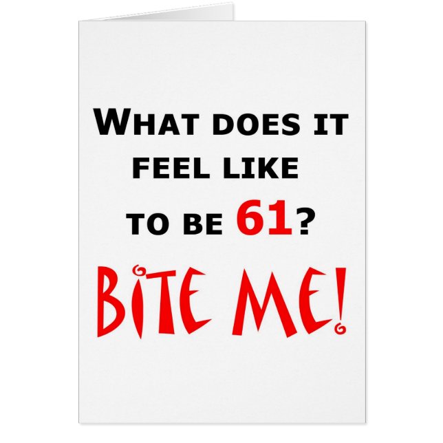 61 Bite me! (Voorkant)
