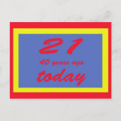 61 jaar briefkaart (Voorkant)