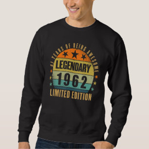 61 jaar Geweldige Vintage 1962 Limited Edi Trui