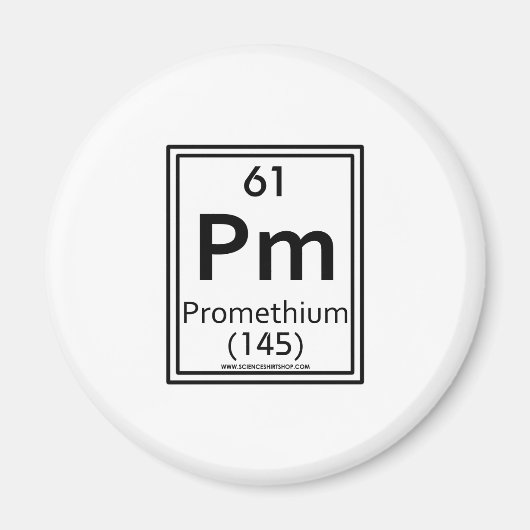 61 Promethium Magneet (Voorkant)