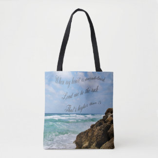 61 psalm tote bag