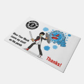 61cm x 91cm deurmat (Schuin)