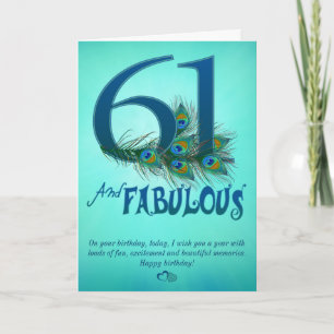 61e anniversaire Cartes modèles