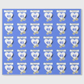 61ste bruiloft Jubileum Cadeaupapier (Vlak)