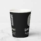 61ste verjaardag — Art Deco Geïnspireerde look "61 Papieren Bekers (Links)