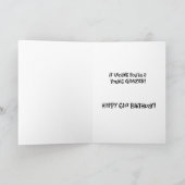 61ste verjaardag van Geezer Kaart (Binnen)