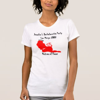 62379, Duivel/Angel Naughty/Nice vrijgezellenfeest T-shirt